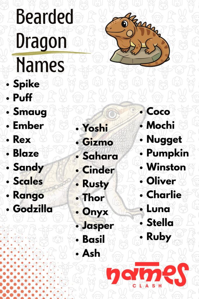 Bearded Dragon Names