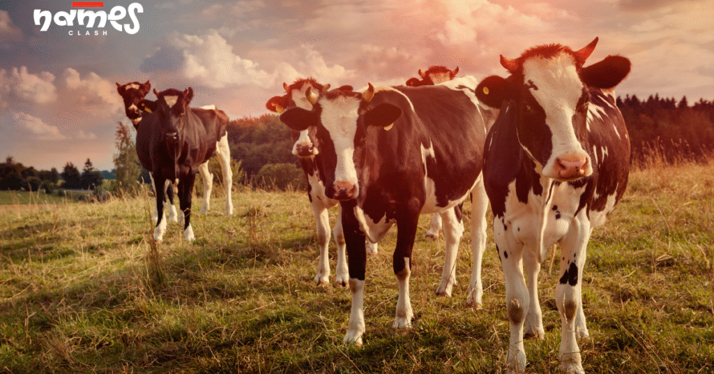 Seasonal Cow Names