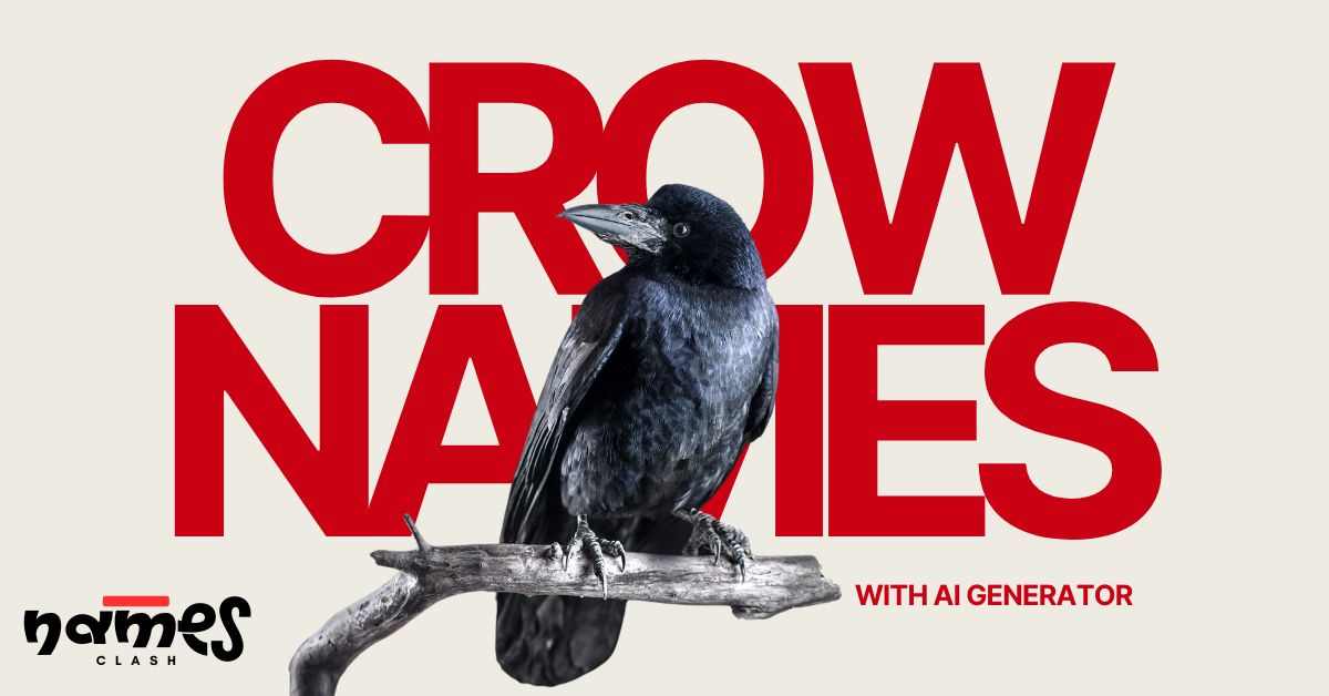 400+ Crow Names with Generator