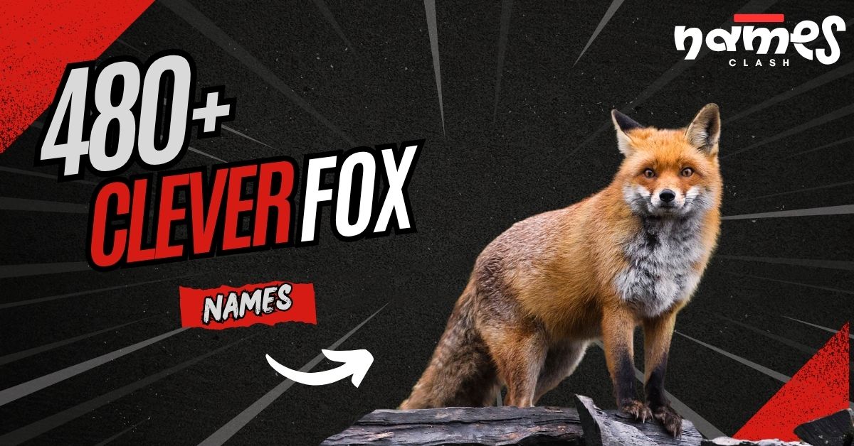 480+ Fox Names with Generator