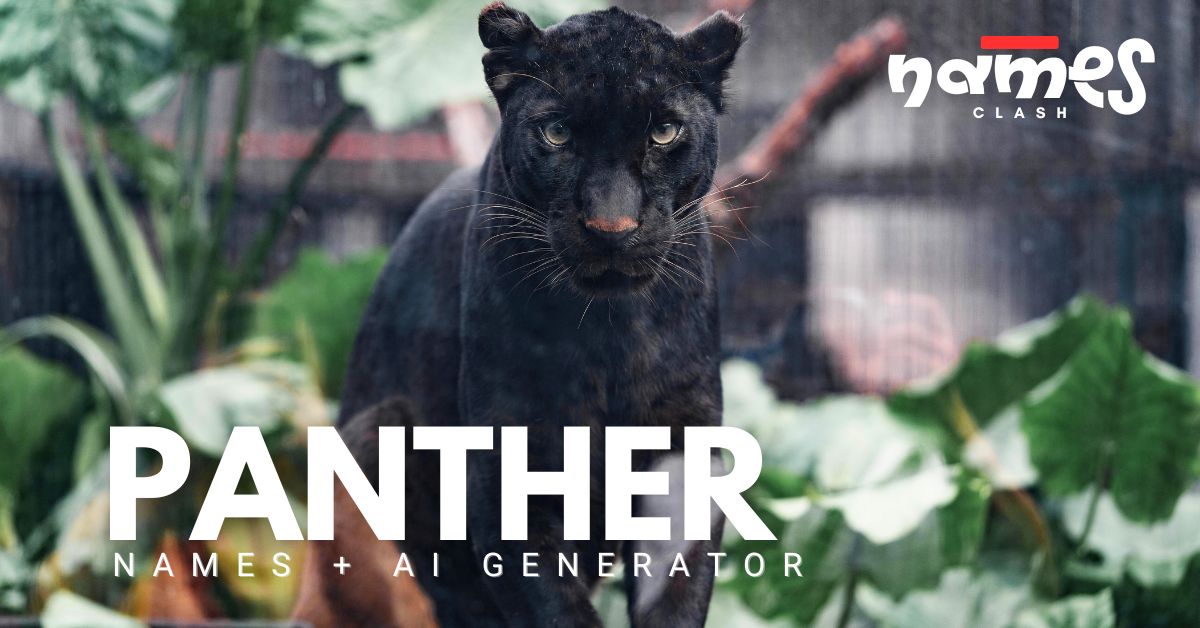480+ Panther Names with Generator