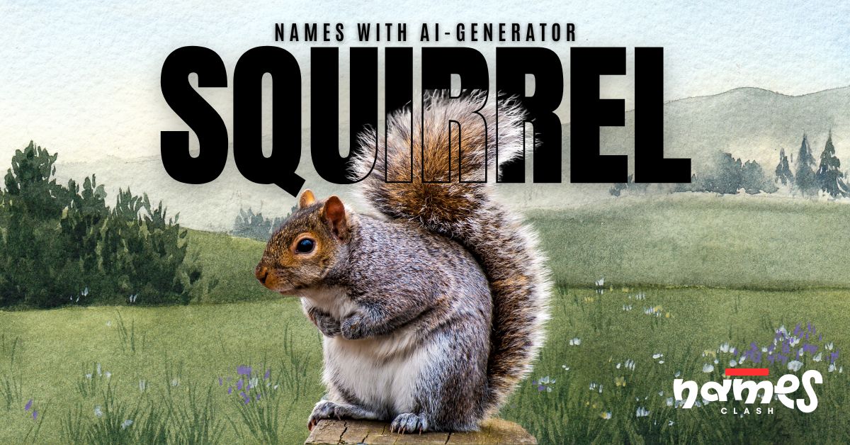 500+ Squirrel Names With Generator