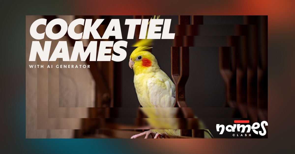 460 Cockatiel Names With Ai Generator