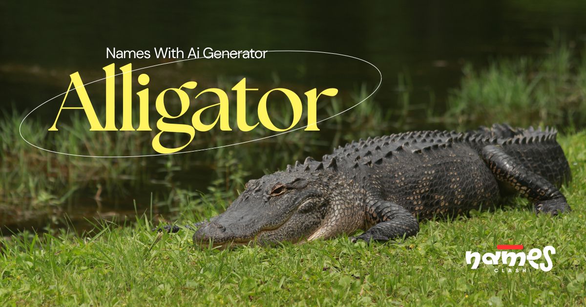 620 Alligator Names With AI Generator