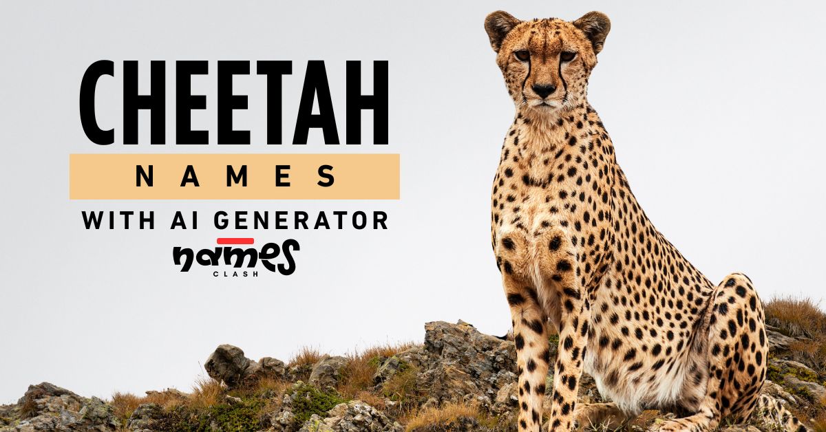 560 Cheetah Names With Ai Generator