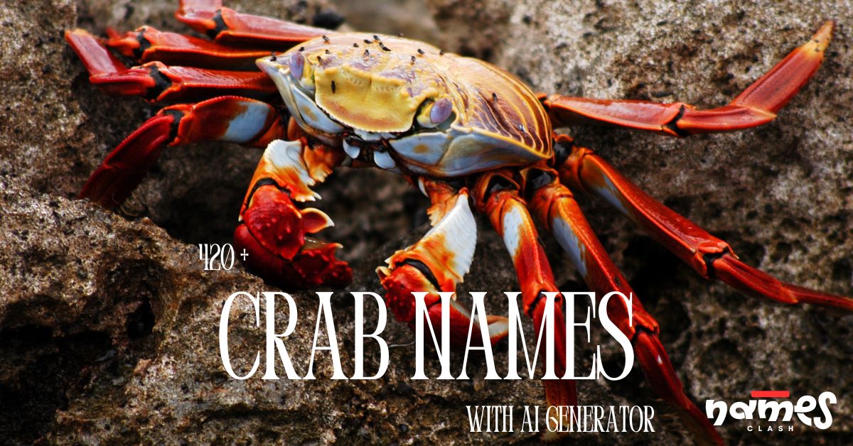 Find Best 420 Crab Names With AI Generator