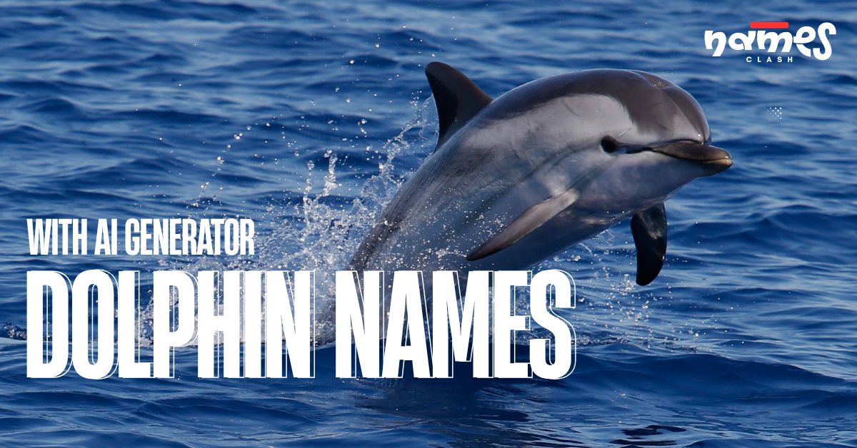 340 Funny Dolphin Names With AI Generator