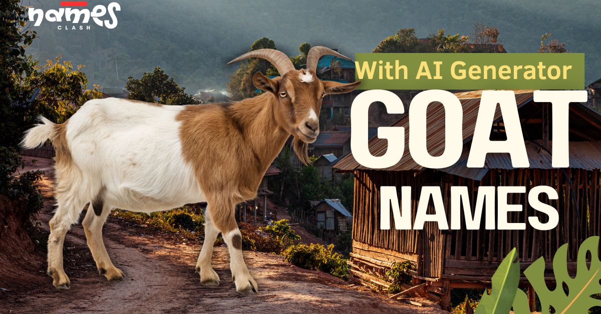 Choose Top 500 Goat Names With AI Generator