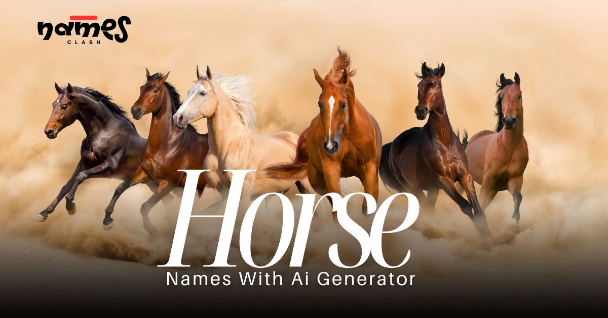 Choose Top 500+ Horse Names With Ai Generator