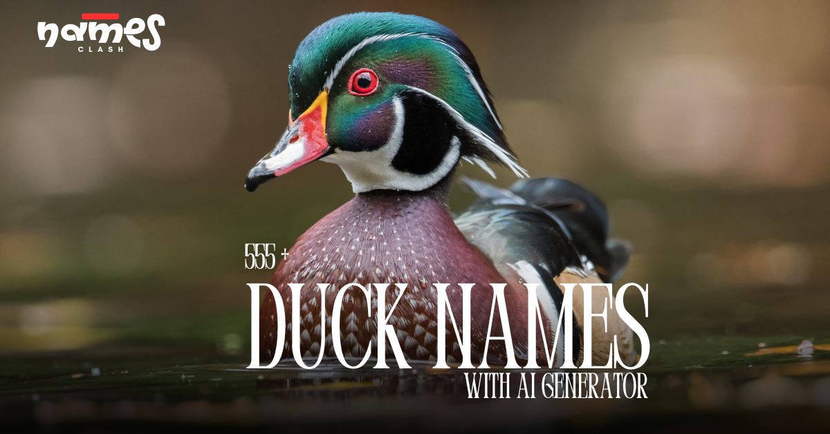 Find the best 555 duck names with AI generator